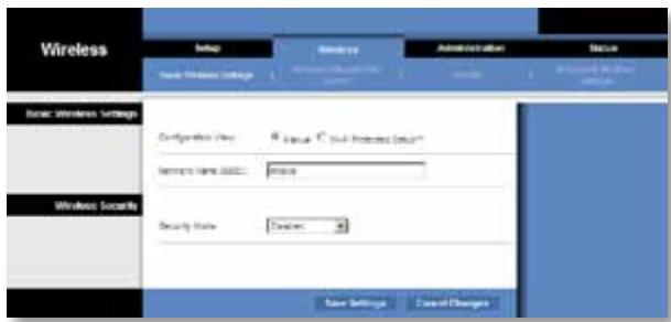 LINKSYS WET610N - Grundlegende Wireless-Einstellungen - 1