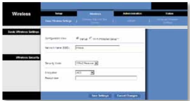 LINKSYS WET610N - WPA2 Personal (WPA2 personnel) - 1