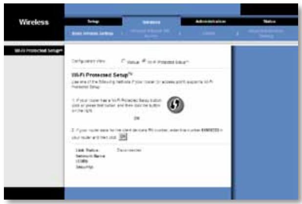 LINKSYS WET610N - Wi-Fi Protected Setup (3auntetoKoHfnpnpaHe Ha 6e3xuHa Bp3ka) - 1