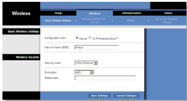 LINKSYS WET610N - WPA2 Personal - 1