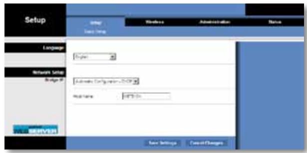 LINKSYS WET610N - Setup > Basic Setup - 1