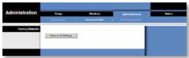 LINKSYS WET610N - Factory Defaults (Impostazioni predefinite) - 1