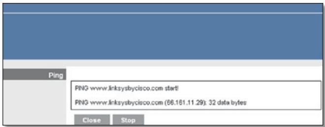 LINKSYS WRT160NL, WRT160N - Ping Test - 1