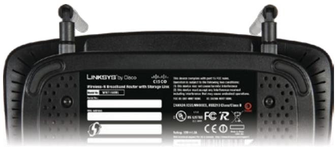 LINKSYS WRT160NL, WRT160N - Bottom Panel - 1