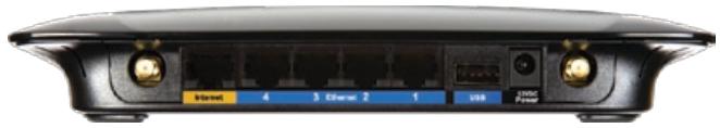 LINKSYS WRT160NL, WRT160N - Back Panel - 1