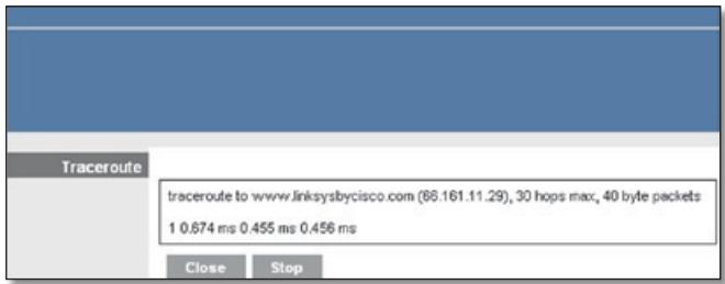 LINKSYS WRT160NL, WRT160N - Traceroute Test - 1