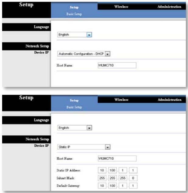 LINKSYS WUMC710 AE6000 - (Configuration > Configuration de base) - 1