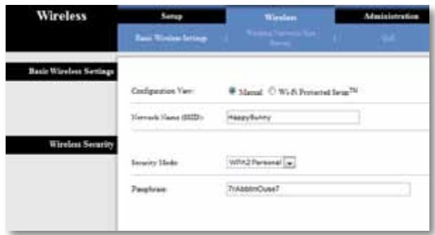 LINKSYS WUMC710 AE6000 - Paramètres de base du réseau sans fil - 1
