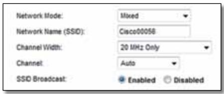 LINKSYS X2000,  X3000,  X3500 - Instellingen voor draadloos netwerk - 1