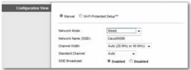 LINKSYS X2000, X3000, X3500 - Configurazione wireless (manuale) - 1