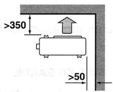 DAIKIN ALTHERMA - Pose près d'un mur ou d'un obstacle - 4