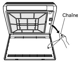 DAIKIN FVXS25FV1B - Fixation du panneau avant. - 2
