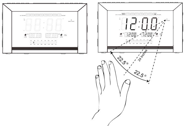 LENCO CR-334 - Commande de réglage de la luminosité de l'écran - 1