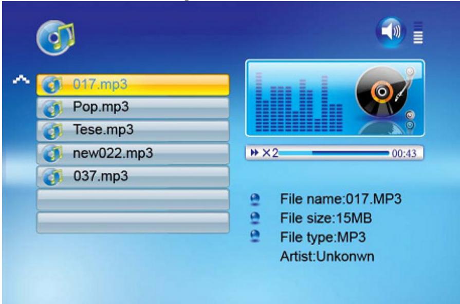 LENCO DF-1520 - Listening to MP3 music - 2