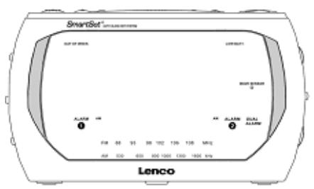 LENCO CR-333 - Contrôle de la brillance de l'affichage - 1