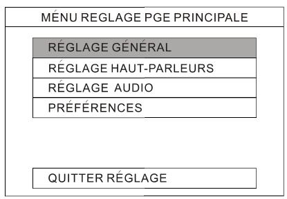 LENCO DVD-41 MPEG4 - Réglages généraux - 1