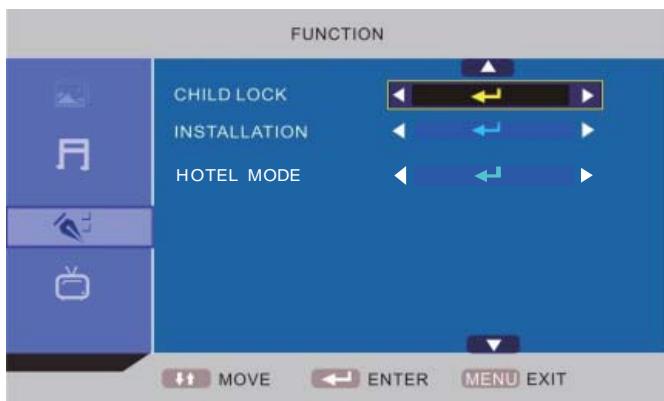 LENCO DVT-2432 - MÉNÜ FUNCTION (FUNCIón) - 2