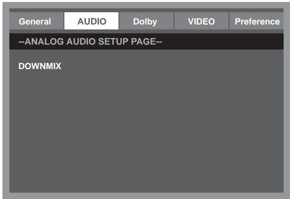 LENCO DVT-2632 - Audio setup menu - 1