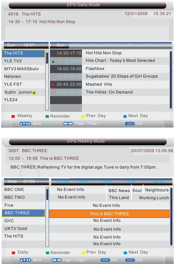 LENCO DVT-2632 - EPG-Menu - 1
