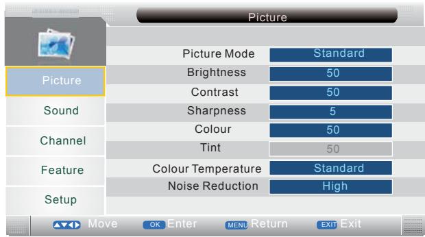 LENCO DVT-2632 - BEELDMENU - 1