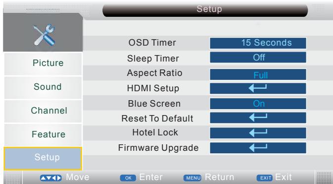 LENCO DVT-2632 - SETUP MENU - 1