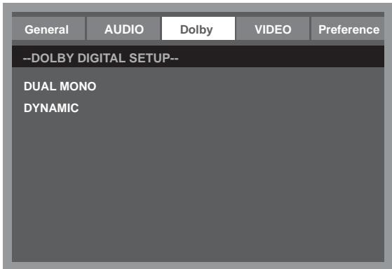 LENCO DVT-2632 - Dolby Digital-Einstellungen - 1