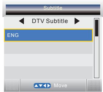 LENCO DVT-2632 - Channel List / Favorite List / Subtitle - 3