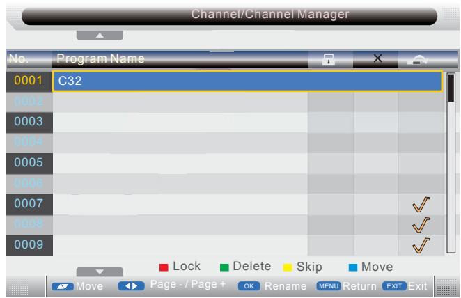 LENCO DVT-2632 - CHANNEL MENU - 2