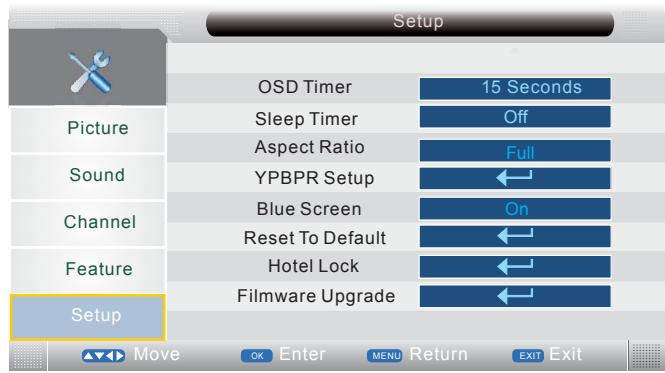 LENCO DVT-2632 - SETUP MENU - 1