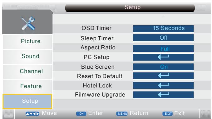 LENCO DVT-2632 - SETUPMENU - 1