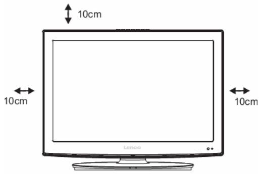 LENCO TFT-190 - Installation et branchement du téléviseur LCD Installer votre téléviseur LCD - 1