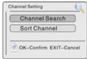 LENCO TFT-720 - Channel Setting - 1