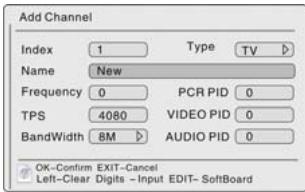 LENCO TFT-720 - Add Channel - 1