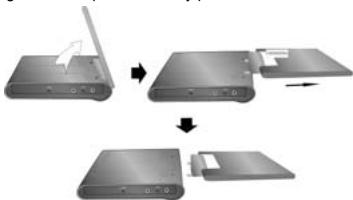 LENCO TFT-720 - Detaching the Battery Pack - 2