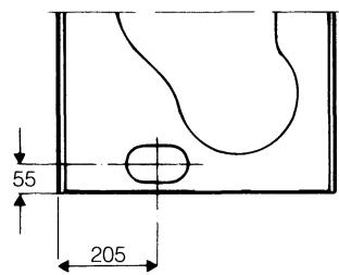 ZANKER AE 2060  NL/B - Position des orifices d'évacuation d'air - 3