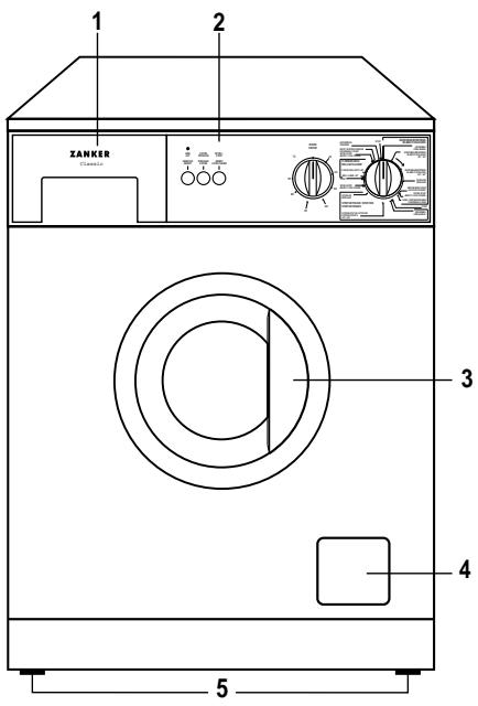 ZANKER CF2061 - Description de l'appareil - 1