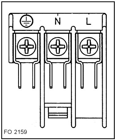 ZANKER ZKB7329X - Branchement électrique à la plaque à bornes - 1