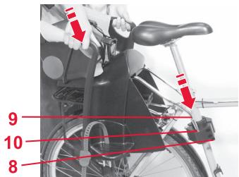 BRITAX JOCKEY COMFORT - Installation sur la bicyclette - 1