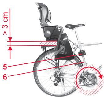 BRITAX JOCKEY COMFORT - Installation sur la bicyclette - 2