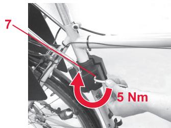 BRITAX JOCKEY COMFORT - Procedez comme suit pour positionnercorrectement le dispositif de fixation 9 sur labicycle : - 1