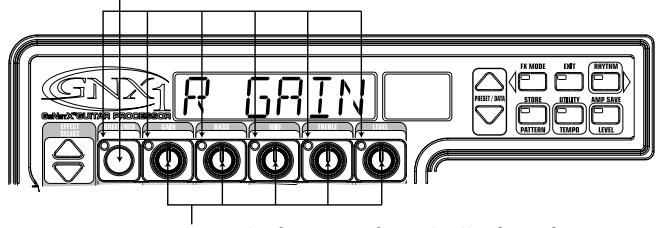 DIGITECH GNX1 - Réglage des paramètres du canal rouge - 1