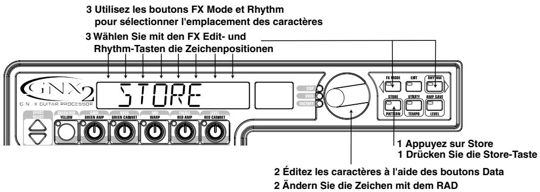 DIGITECH GNX2 - Preset speichern/kopieren - 1