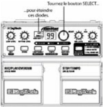 DIGITECH JAMMAN - Sélection d'un emplacement de boucle vide - 1