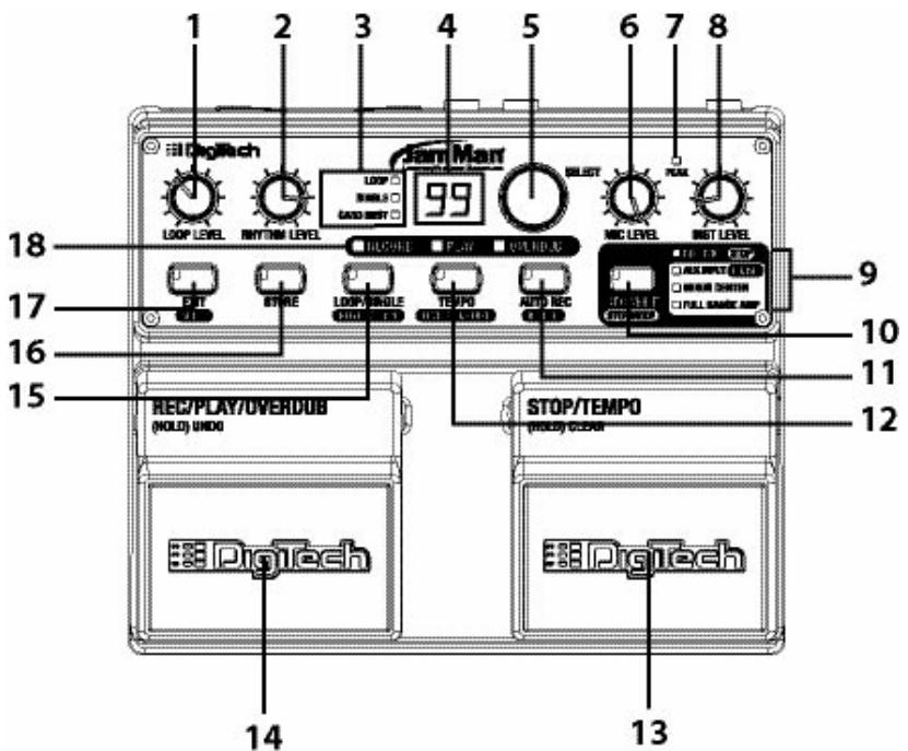 DIGITECH JAMMAN - Arrêt de la lecture / sauvegarde de la boucle - 2