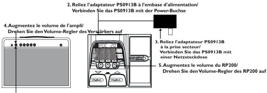 DIGITECH RP200 - Utilisation stereo - 1