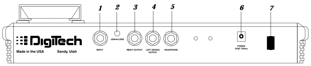 DIGITECH RP3 - Face arrière - 1