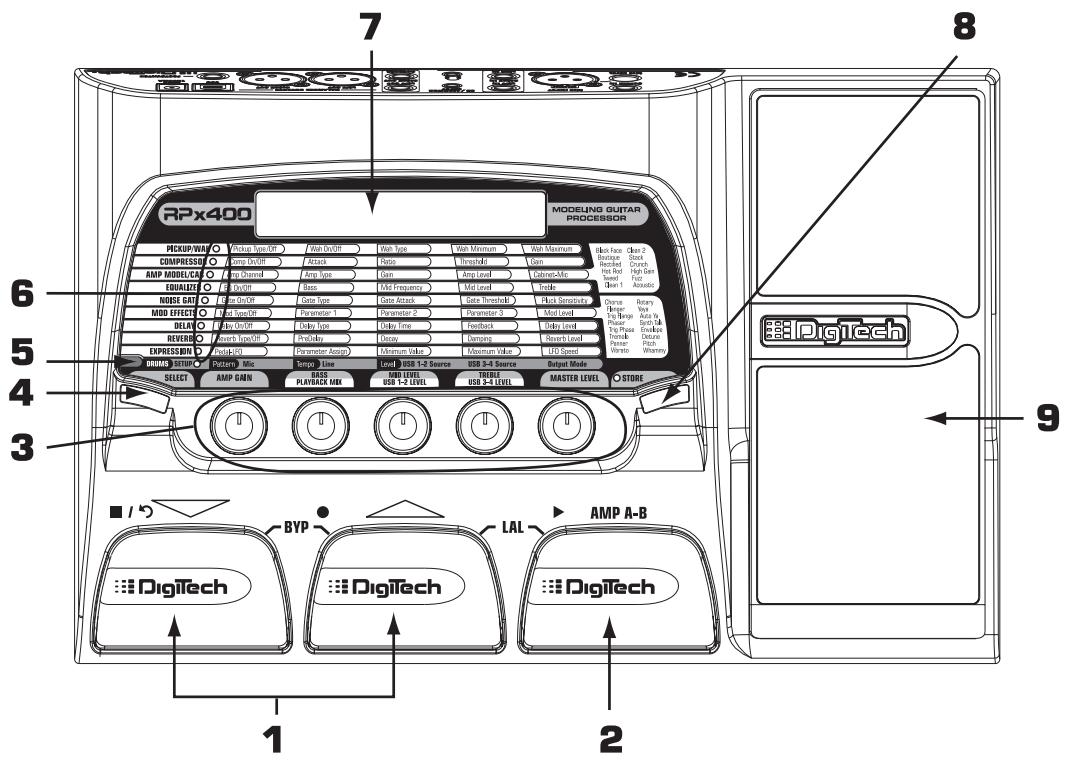 DIGITECH RPX400 - Face avant - 1