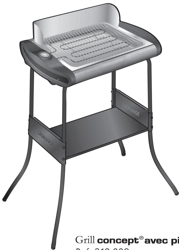 LAGRANGE BARBECUES GRILL CONCEPT - - DESCRIPTION OF APPLIANCE - - 1