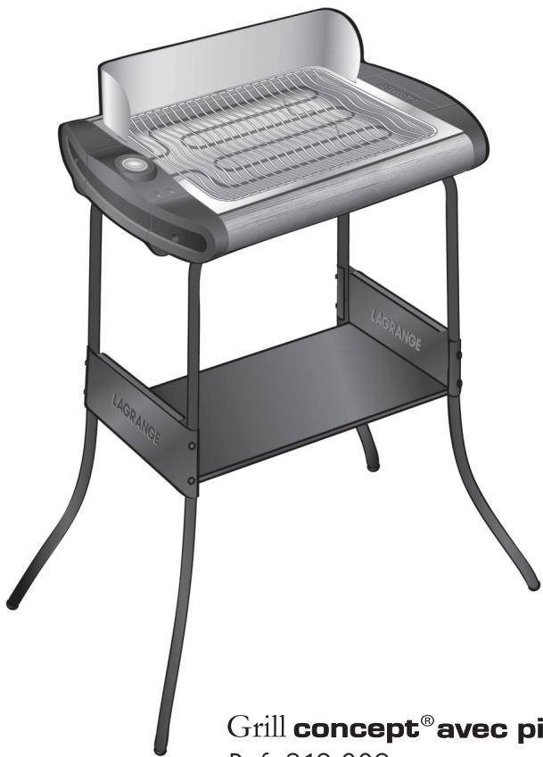 LAGRANGE BARBECUES GRILL CONCEPT - - DESCRIPTION DE L'APPAREIL - - 1