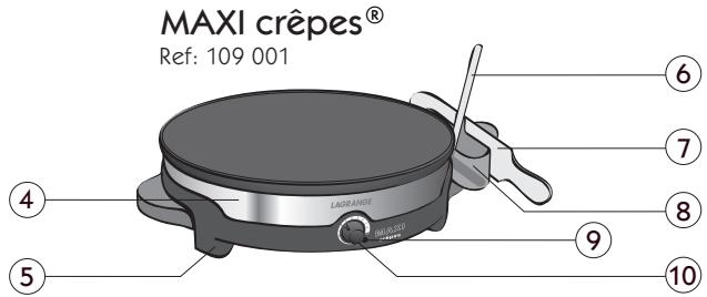LAGRANGE MAXI CREPES - Crépes à la bonne femme - 2